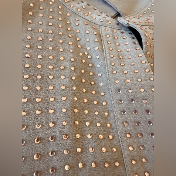 Reiss Brown Blouse with crystals Pattern - Picture 8 of 9
